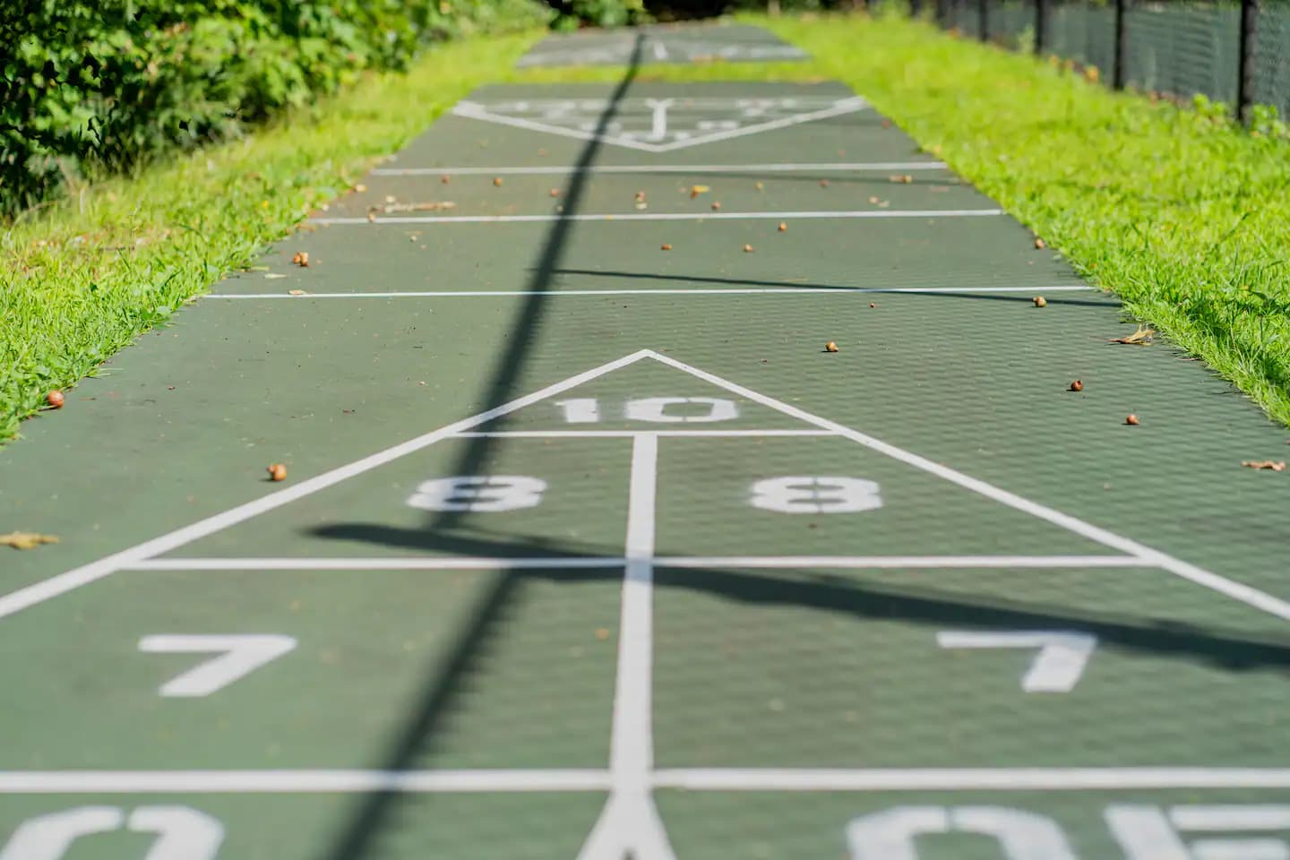 Shuffleboard court at Chalet Village